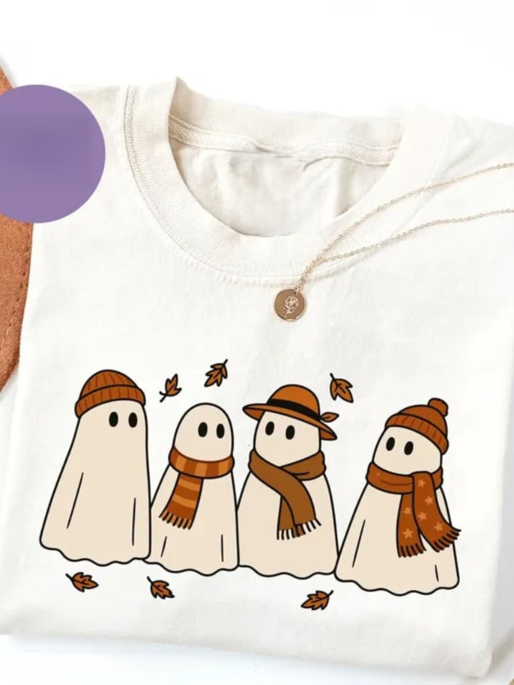Fall Ghost Shirt, Autumn Tee, Fall Pumpkin Shirt